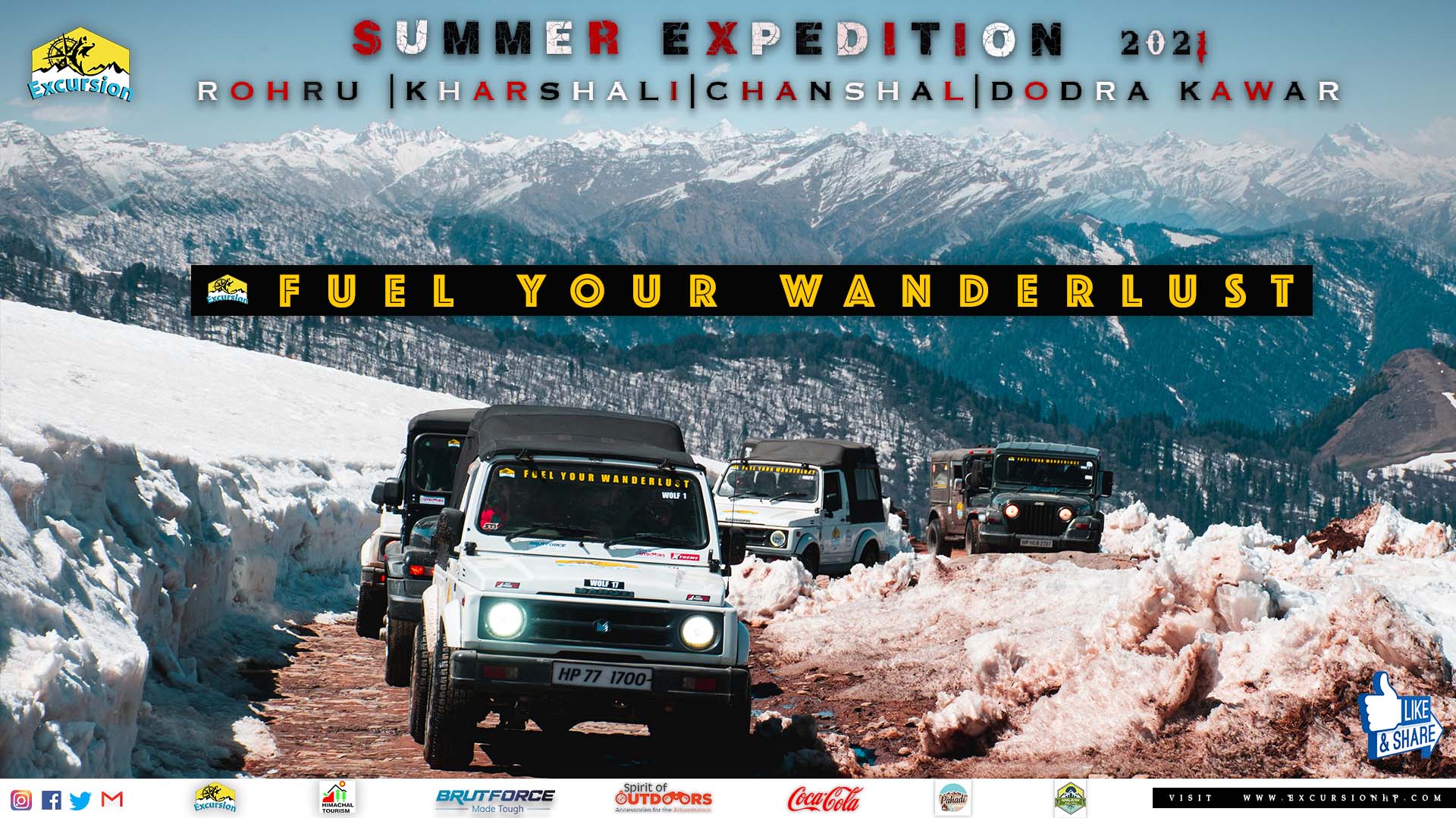 Excursion-banner